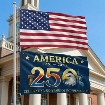 Discover Flagwix American Flag - America 250th Anniversary Grommet Flag for Patriotic Decor