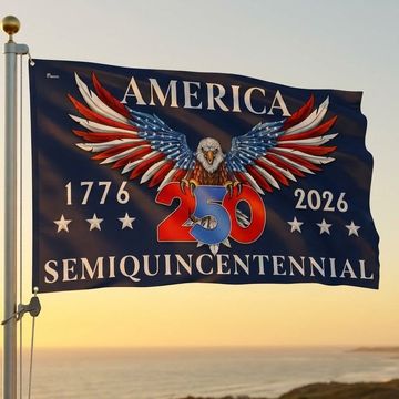 Discover Flagwix American Flag - America 250th Anniversary Semiquincentennial Eagle Grommet Flag