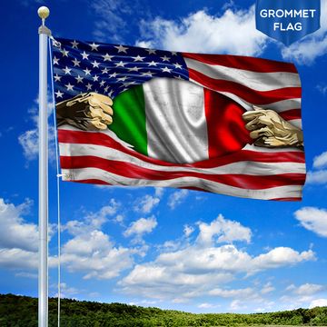 Discover Italian American Grommet Flag