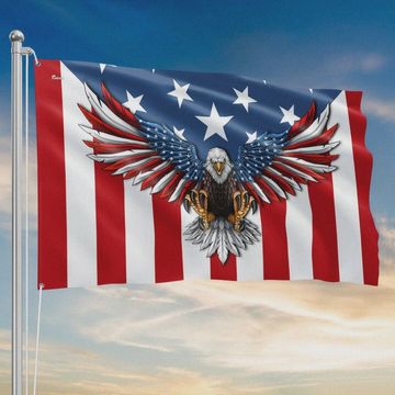 Discover Flagwix American Flag - Patriotic Eagle American Grommet Flag