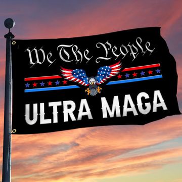 Discover Ultra MAGA We The People Grommet Flag