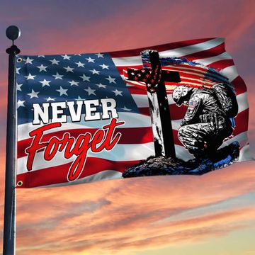 Discover Never Forget, Memorial Veteran Flag