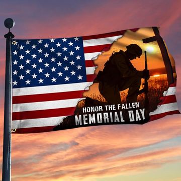 Discover Memorial Day US Veteran Honor The Fallen Grommet Flag