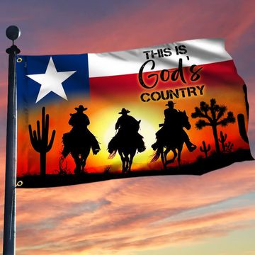 Discover Texas Grommet Flag This Is God's Country