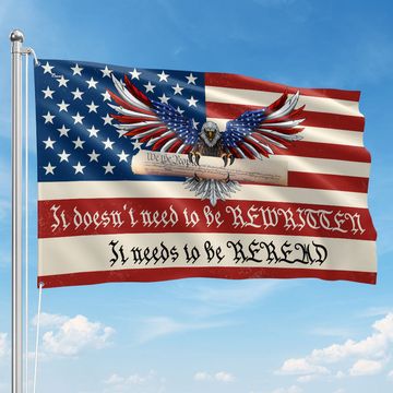 Discover Flagwix American Flag - Patriotic Eagle, It Needs To Be Reread We The People 4th of july American Flag