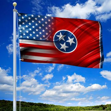 Discover Tennessee American Grommet Flag