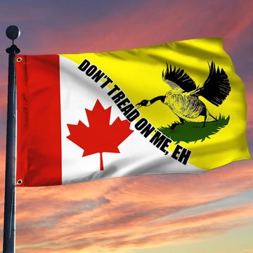 Discover Canadian Gadsden Flag, Don't Tread On Me Eh Grommet Flag, Freedom Convoy 2022, Mandate Freedom, Truckers For Freedom, Canada Truckers QNH06GFv1