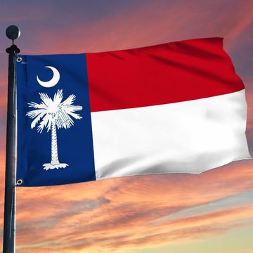 Discover Carolina Flag South Carolina North Carolina Grommet Flag