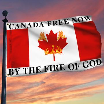 Discover By The Fire Of God, Canada Flag