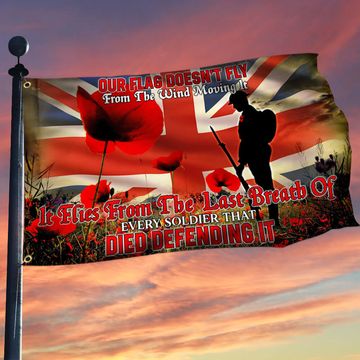 Discover Remembrance Day Flag Lest We Forget THB3508GFv1