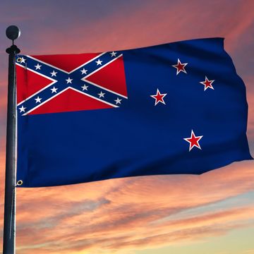 Discover New Zealand Confederate Rebel Grommet Flag