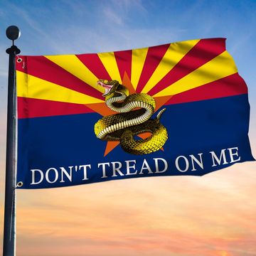Discover Arizona Gadsden Don’t Tread on Me Grommet Flag