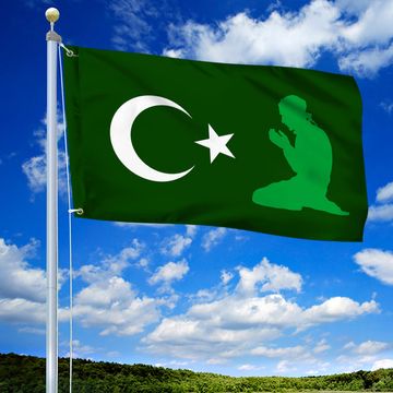Discover Islamic Flag Prayer Flag – Perfect Muslim Home Decor