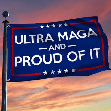 Discover Ultra MAGA And Proud Of It Grommet Flag