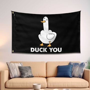 Discover Funny Duck You Meme Dorm Flag