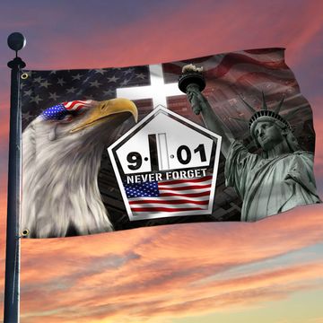Discover 911 Grommet Flag The Pentagon Never Forget