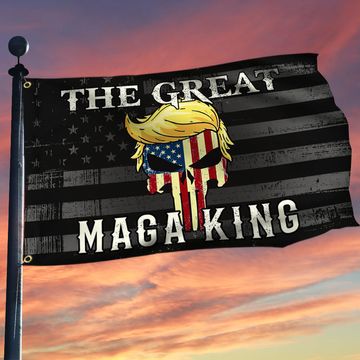 Discover Ultra MAGA Grommet Flag The Great MAGA King