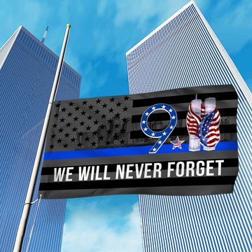 Discover 911 Patriot Day Never Forget Flag Thin Blue Line Flag
