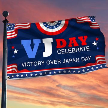 Discover VJ Day Celebrate Victory Over Japan Day  United States Grommet Flag