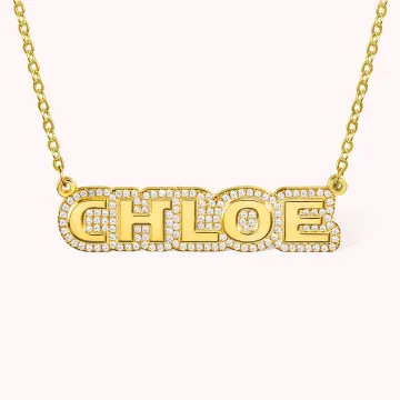 Discover Personalised Bar Name Necklace Gift for Women