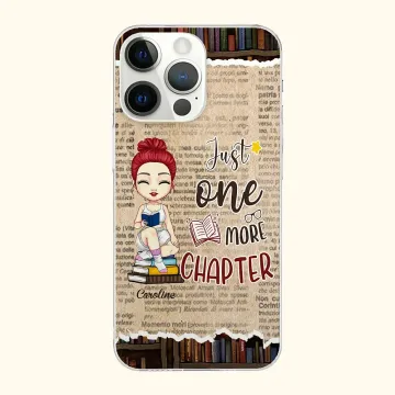 Discover Personalised Just One More Chapter Mobile Phone Case with Name Birthday Christmas Reading Gift for Sister Mom Friend Book Lover