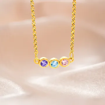 Discover Callie Custom 1-12 Birthstone Necklace