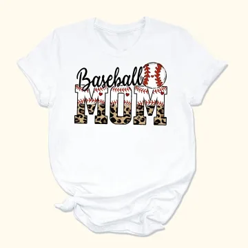 Discover Personalised Sport Mom T-shirt with Name and Number for Mother's Day