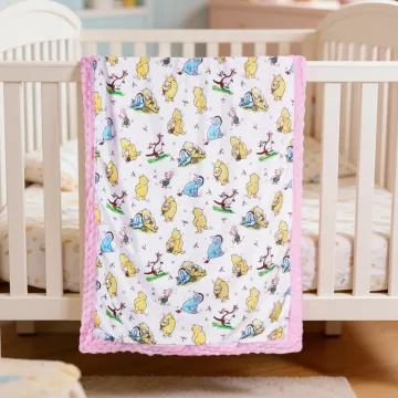 Discover Personalized Classic Winnie the Pooh Soft Dot Blanket with Embroidered Name Nursery Bedding Decor Birthday Baby Shower Gift for Newborn New Mom