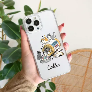 Discover Personalised Cute Dog Cat Medicine Bottle Phone Case for iPhone with Name Meaningful Birthday Gift for Pet Lover