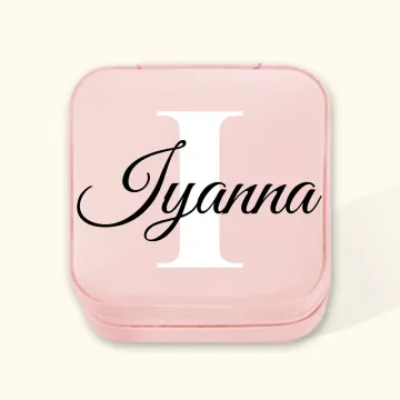Discover Personalised Jewellery Gift Box with Name Storage Case for Her Birthday Mother's Day Christmas Bridesmaid Gift