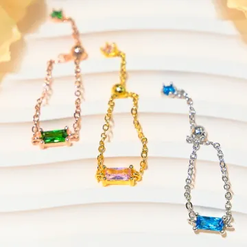 Discover Personalised Dainty Birthstone Adjustable Chain Ring with Greeting Card Birthday Anniversary Gift for Women