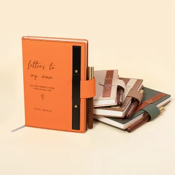 Discover Personalised All The Things I Wish I Could Tell You Name A5 Journal Notebook with Wooden Pen Father's Day Mother's Day Gift for Mom Dad
