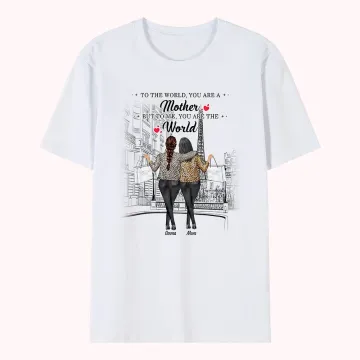 Discover Personalised One and Only Best Mom Daughter Accompanied by City Walk T-shirt Sport