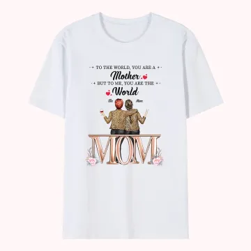 Discover Personalised Best Mother Daughter Shopping Flowers Festival T-shirt Birthday Daily Wear