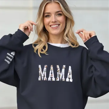 Discover Personalized Classic Winnie the Pooh 100% Cotton Appliqué T-shirt Sweatshirt with Kid Name Birthday Christmas Gift for Mom Grandma