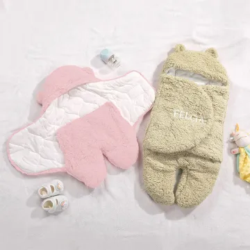 Discover Personalised Cute Bear Adjustable Baby Swaddle Blanket with Name Ultra-soft Baby Shower Gift for Newborn