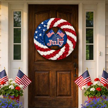 Discover Betsy Ross 4th of July American Flag Wreath Patriotic Front Door Decor