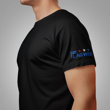 Discover Flagwix Red White & Blue Stars Embroidered Unisex T-shirt