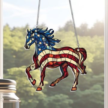 Discover Patriotic Horse 4th Of july Suncatcher Window Hanging