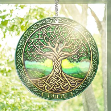Discover Celtic Tree Of Life Irish Suncatcher Acrylic Hanging