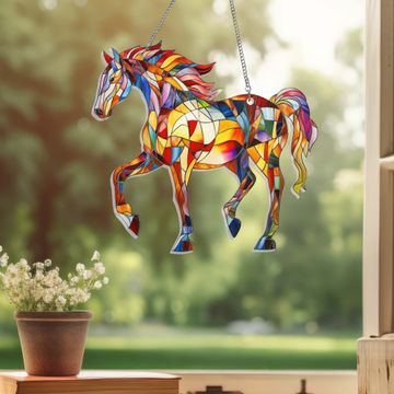 Discover Colorful Horse Equine Lovers Suncatcher Acrylic Hanging