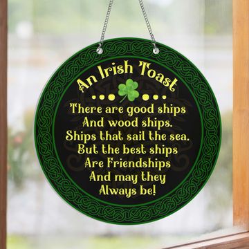 Discover An Irish Toast St. Patrick's Day Ireland Suncatcher Acrylic Hanging Sign