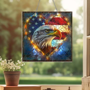 Discover American Patriotic Eagle Suncatcher Acrylic Hanging