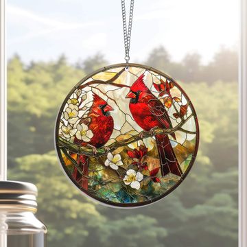 Discover Cardinals Suncatcher Acrylic Hanging TPT2095ASn