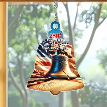 Discover 250th Anniversary Suncatcher - We The People Patriotic Window Hanging