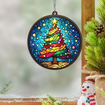 Discover Christmas Tree Suncatcher Acrylic Hanging