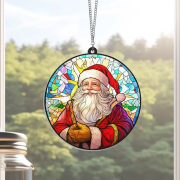 Discover Santa Claus Christmas Suncatcher Acrylic Hanging