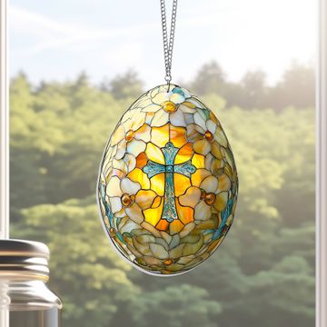Discover Easter Egg 2D Acrylic Suncatcher Window Hanging