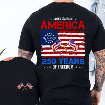 Discover United States of America Shirt, 250 Years of Freedom T-shirt