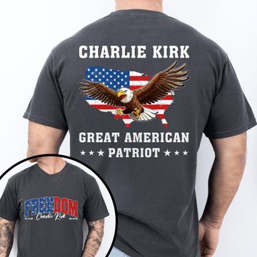 Discover Freedom Charlie Kirk T-shirt - Great American Patriot Tribute Tee